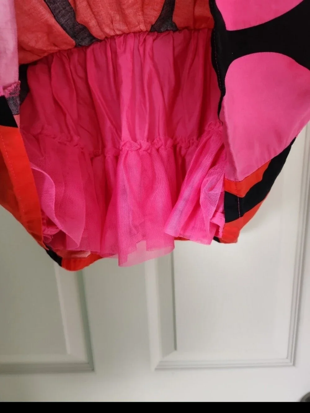 The Children's Place Pink & Black Patterned Toddler Dress